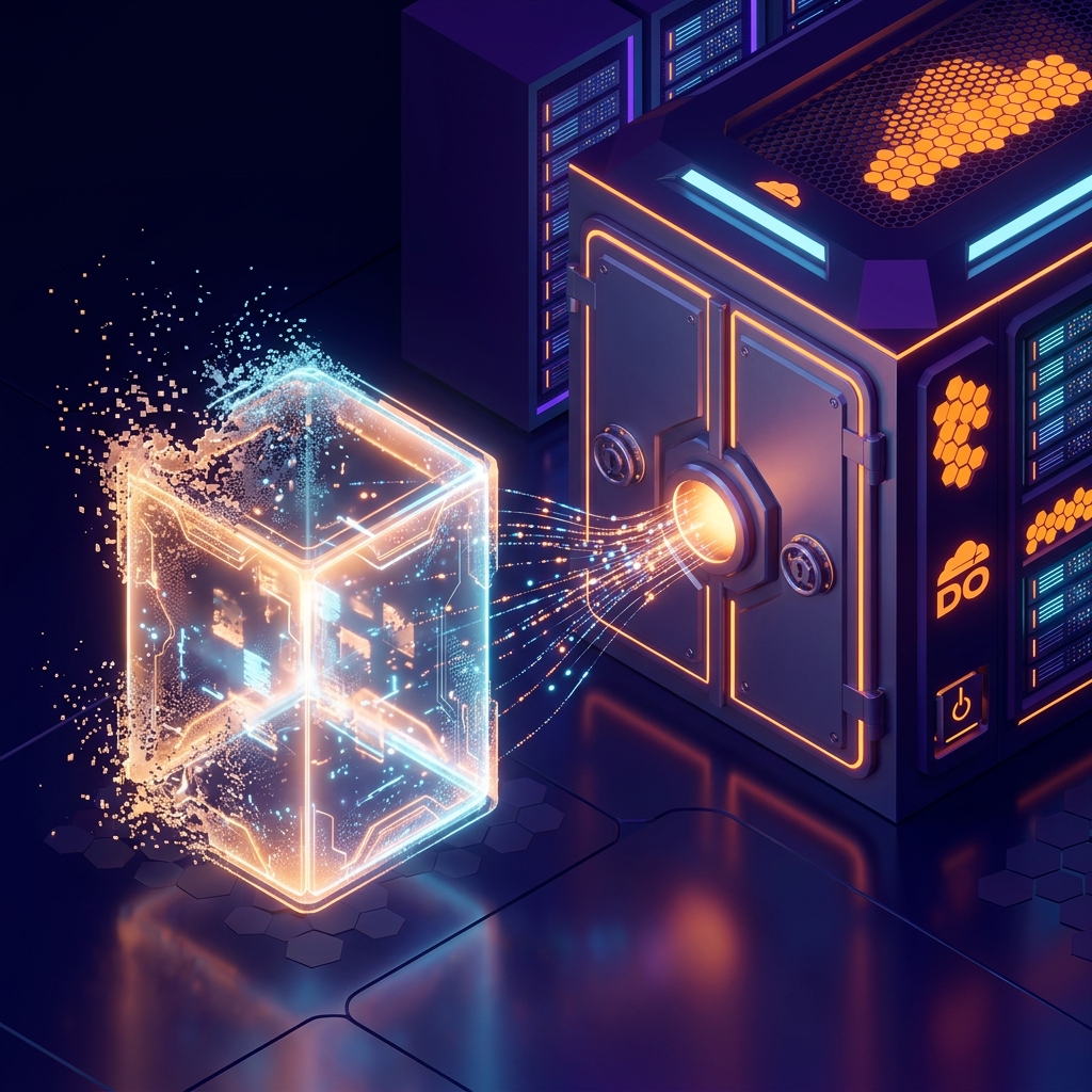 Ilustración de Cloudflare Durable Objects y almacenamiento persistente