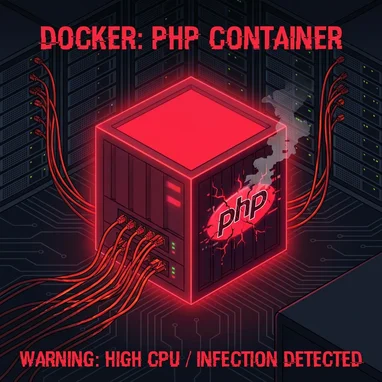 Docker Swarm contenedor php-fpm infectado 100% CPU