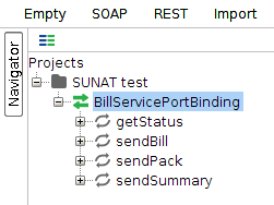 Llamadas SOAP disponibles