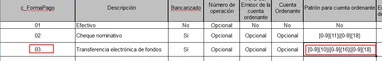 Complemento de pagos, 1.0 Error: CRP213 El campo CtaOrdenante no cumple con el patrón requerido. SAT México