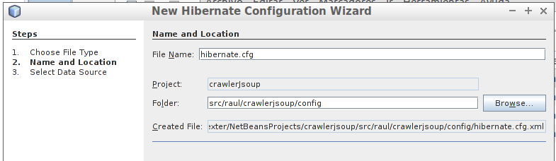 Hibernate configuration file cfg xml